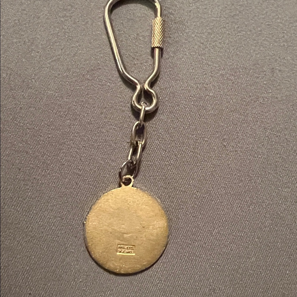 Kappa Kappa Gamma Sorority Metal Gold/Silver Tone Keyring, good condition - Picture 4 of 5